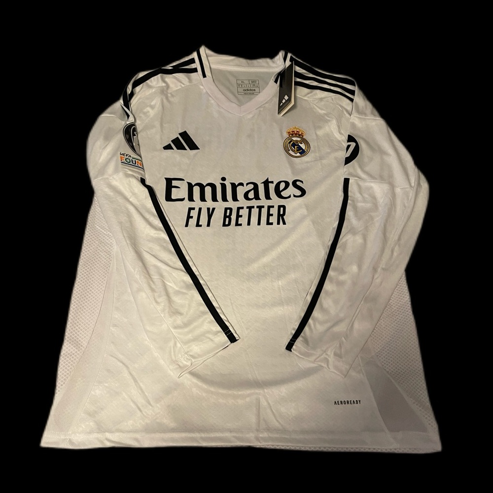 adidas White and Black Men's Jersey
